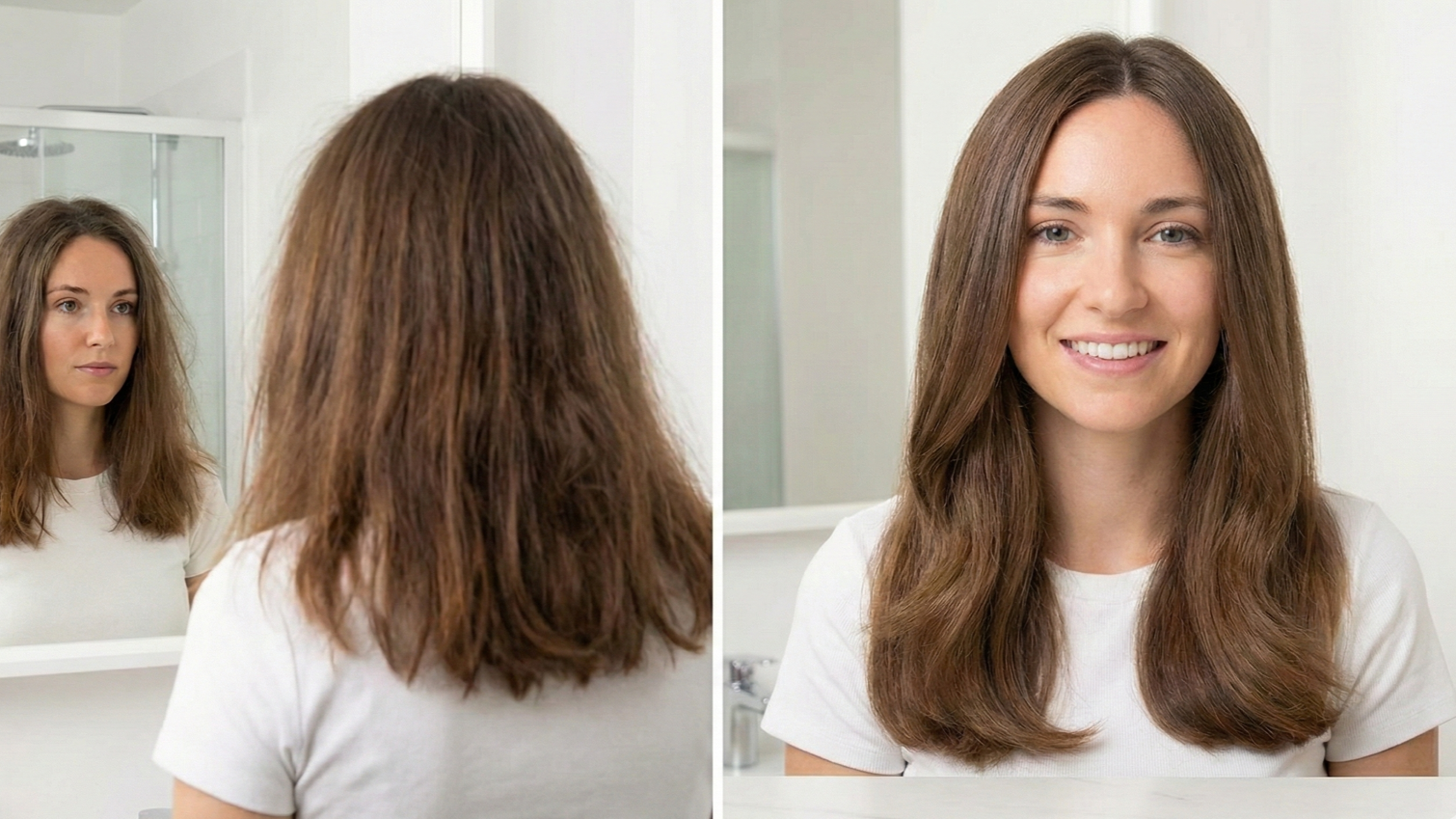 Avant - Cheveux clairsemés